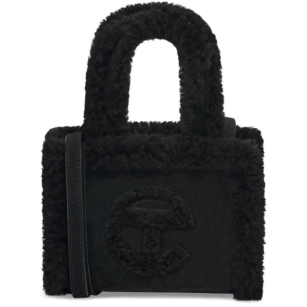 Small black telfar x ugg tote shopper